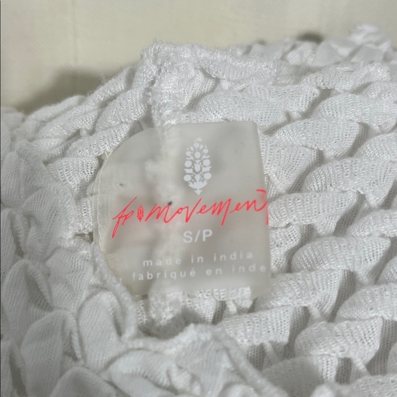 FP Movement by Free People Textured White Tank Top - Picture 8 of 9